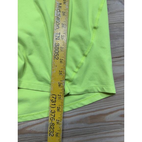 Nike Running 1/4 Zip Jacket Sweatshirt Dri Fit Neon Athletic Mens Sz XL Stains - Picture 8 of 11